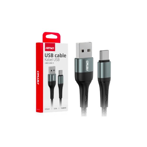 Kabal ZA TELEFON C-USB 3A 100cm AMIO Cene