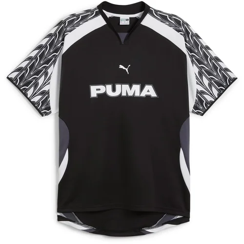 Puma Funkcionalna majica temno siva / črna / bela