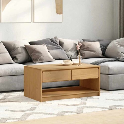 Stolić za kavu SAUDA boja hrasta 99x55x45 cm masivna borovina Cijene
