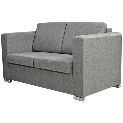 Maison Chic kavč - Sofa - Kanape dvosed blago svetlo siv, (21726892) Cene