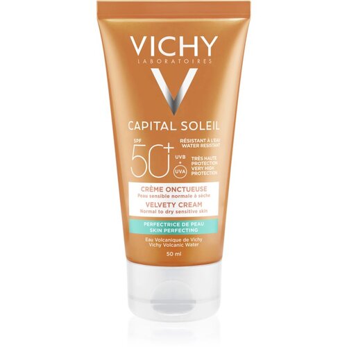 Vichy Capital Soleil Velvety Cream SPF50+ vlažilna krema za sončenje za obraz 50 ml za ženske Cene