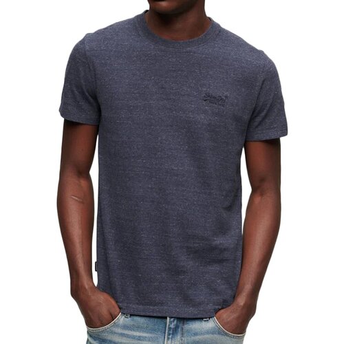 Superdry Majice s kratkimi rokavi 224070 Modra Cene