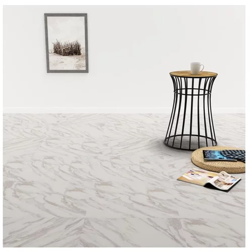  samolepilne pvc talne plošče 5,11 m² bel marmor