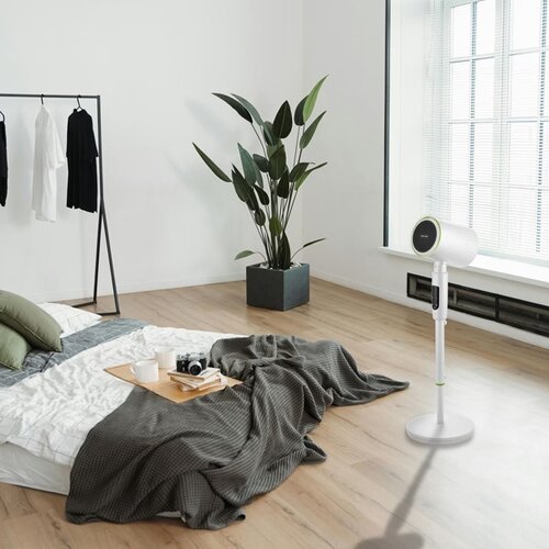  Stojeći ventilator sa grejačem 50 W / 2200 W / 230 V, prečnika 20 cm, beo Slike
