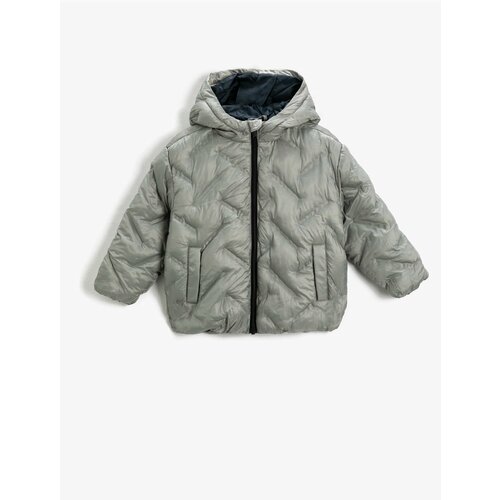 Koton Winter Jacket - Gray - Puffer Slike