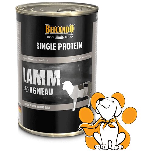 Belcando single Protein Lamb 400g, Premium Jagnjetina, Vlažna Hrana za Pse Slike