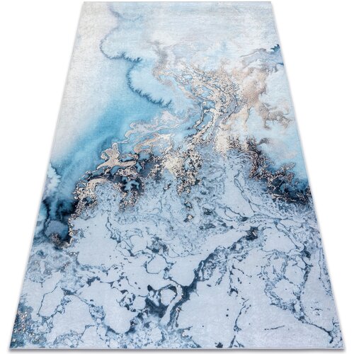 RugsX Preproge ANDRE 2248 pralna preproga Marmor protizdrsna - 80x150 cm Modra Cene