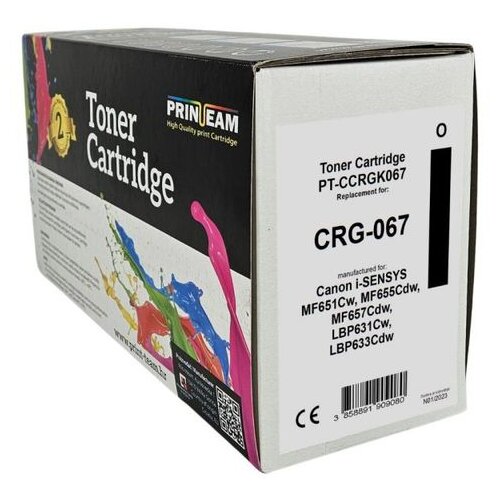  Toner Print-Team Canon CRG-067 Black NOVI CHIP Cene
