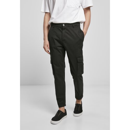 Urban Classics Tapered Cargo Pants Black Slike