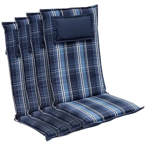 Blumfeldt Donau, jastuk za stolicu, visoki naslon, za vrtnu stolice, poliester, 50 × 120 × 6 cm