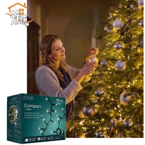  Novogodišnje LED compact sijalice twinkle za jelke 180-210cm Cene