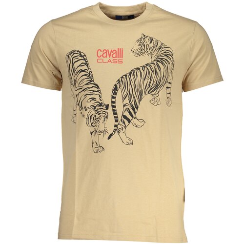 Cavalli Class MEN&#39;S SHORT SLEEVED T-SHIRT BEIGE Cene