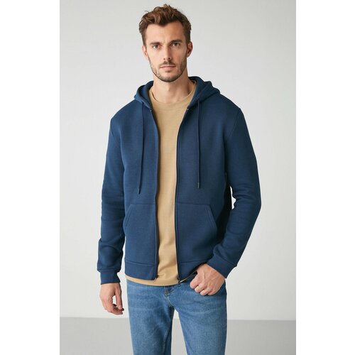 GRIMELANGE Sweatshirt - Dark blue - Fitted Cene