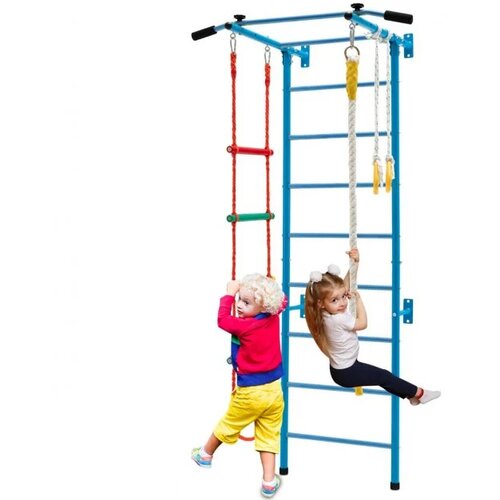  Dječja penjačka stijena/drvena letvica do 100 kg, dim. 107 x 83 x 223 cm, plava Cijene