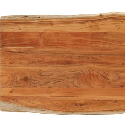vidaXL Stolna ploča 100x80x2,5 cm pravokutna bagremovo drvo živi rub Cijene
