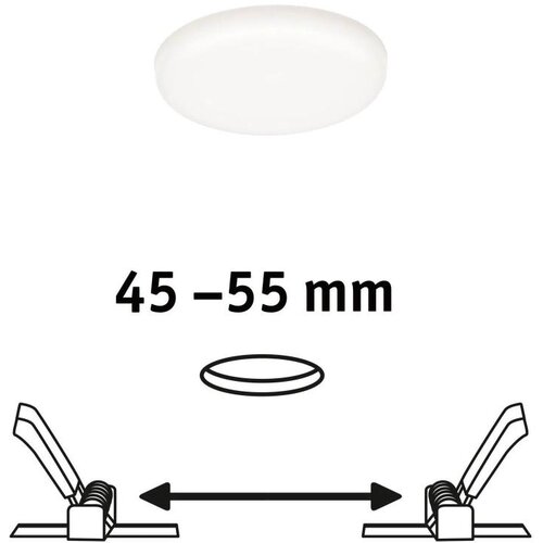 PAULMANN 92390 - LED/4,5W IP44 Ugradno kupatilsko svetlo VARIFIT 230V Cene