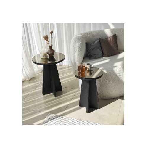 Hanah home Set bočnih stočića Luna Black Cene