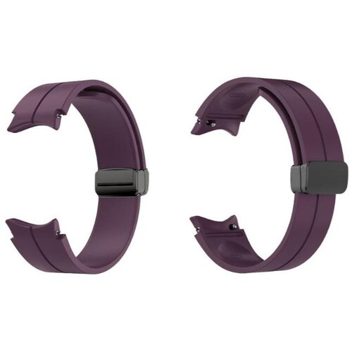 Chameleon Silikonski pašček 20mm, Clip temno vijoličen, za pametno uro Cene