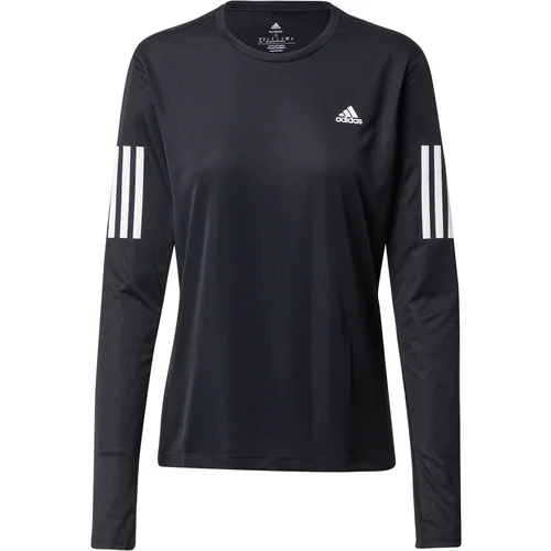 ADIDAS SPORTSWEAR Funkcionalna majica 'Own the Run' črna / bela