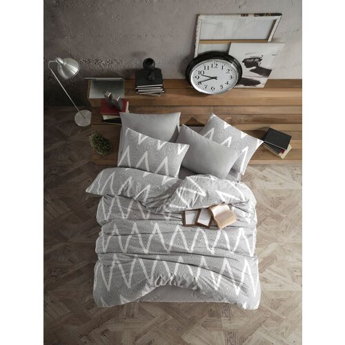 Lessentiel Maison komplet posteljine olivia, 200x220 cm, sivi Cene