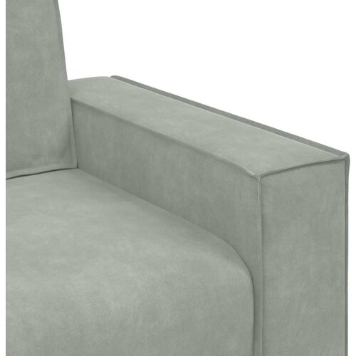 SOFA fotelja svijetlosiva 100x78x84 cm bar&amp;scaron;un - Svjetlosiva 1 100 cm Slike