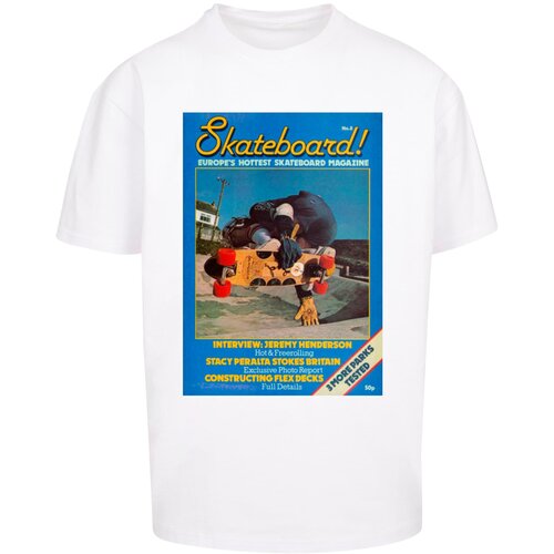 Merchcode men's T-shirt The Skateboard Magazine Cover No 8 white Slike