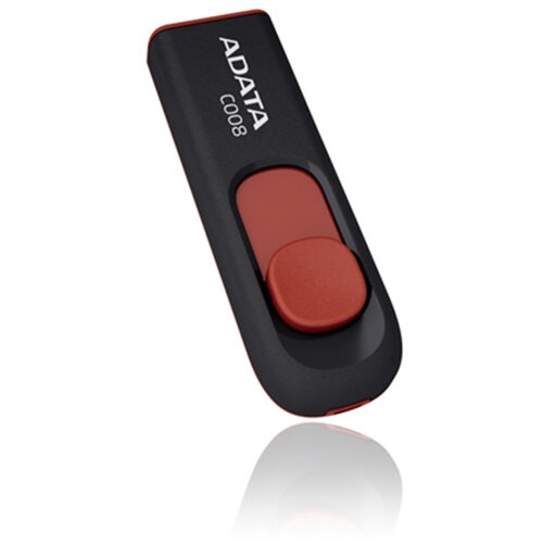  USB Memory stick Adata UFD 64GB C008 Black USB 2.0, Brzina čitanja 30 MB/s, Brzina pisanja 10 MB/s,AC008-64G-RKD Slike