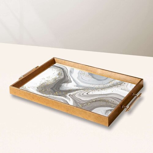 Aberto Design Poslužavnik TPEA10027 50 x 29 x 3.5 cm, Šareni Cene