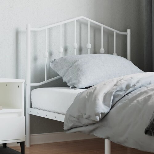 vidaXL Metalno uzglavlje bijelo 90 cm Cijene