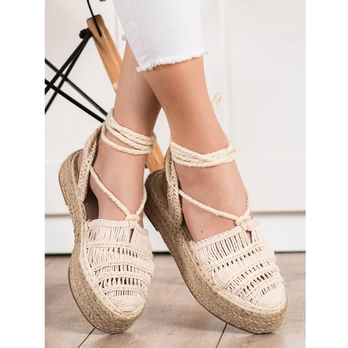 SMALL SWAN TIED SANDALS ESDARSELS
