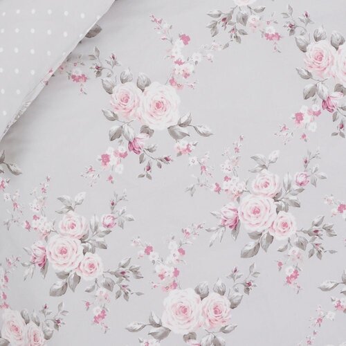 Catherine Lansfield Siva posteljnina za zakonsko posteljo/podalj&amp;scaron;ana 230x220 cm Canterbury Floral &amp;ndash; Slike
