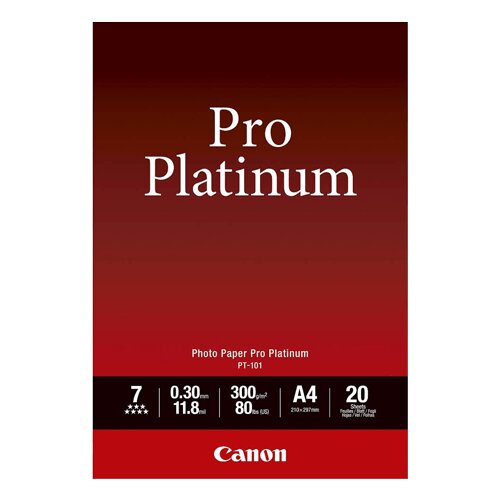 Canon Papir Pro Platinum Pho PT101 - A4 - 20L Cijene