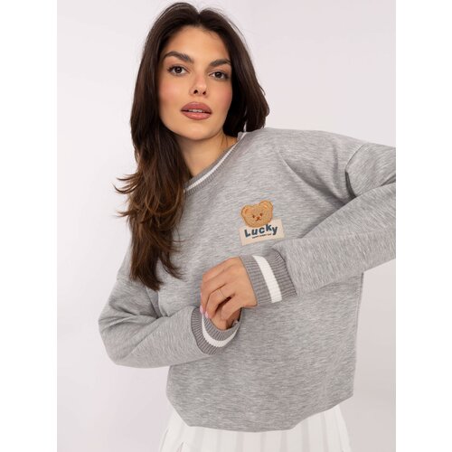 Italy Moda Sweatshirt-MI-BL-58323.71P-grey Slike