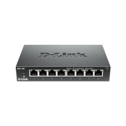 D-link switch neupravljivi,DES-108/E (metalno kućište)