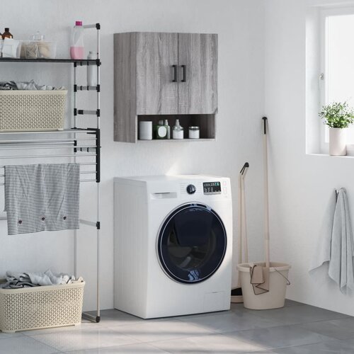 VidaXL Stenska omarica siva sonoma 60x31x70 cm inženirski les Slike