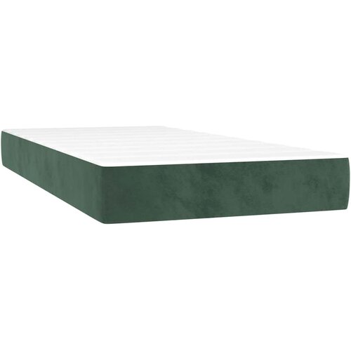  Krevet box spring s madracem tamnozeleni 120x190 cm bar&amp;scaron;unasti Slike