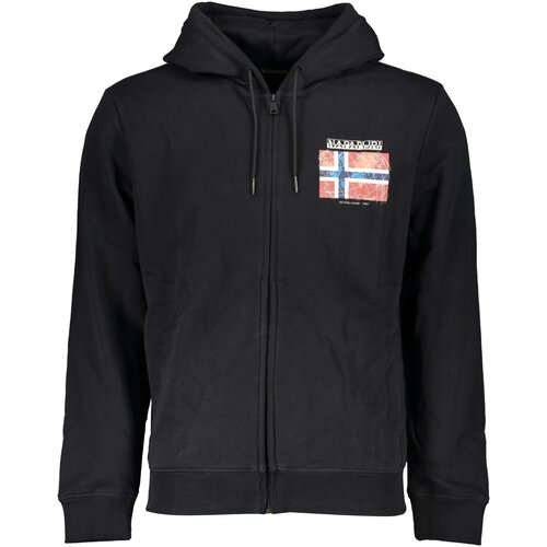 Napapijri MEN&amp;amp;#39;S BLACK ZIP SWEATSHIRT Slike