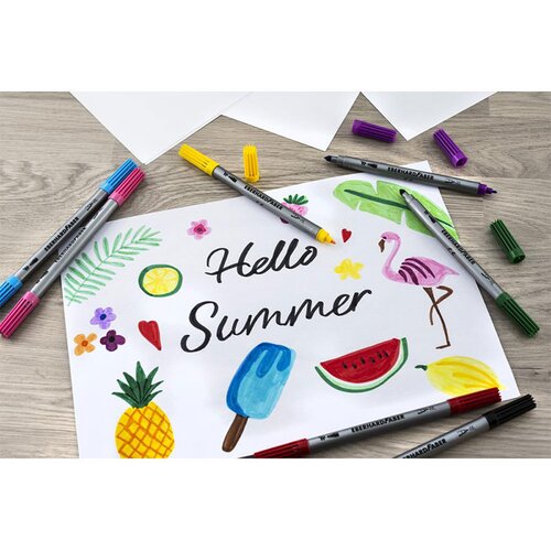 Faber-Castell Flomastri Eberhard Faber Colori, obojestranski, 10 kosov Slike