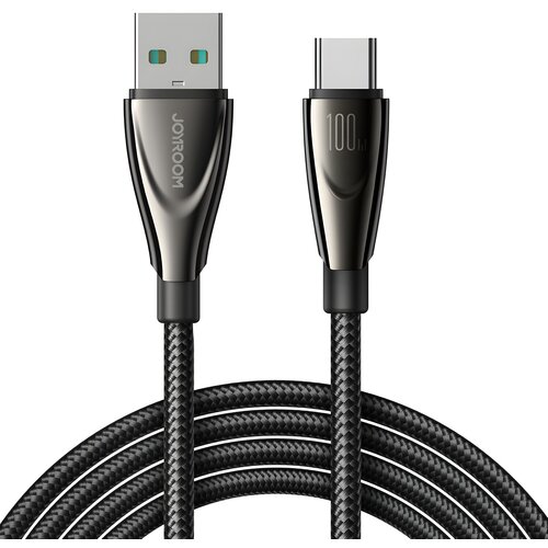 Joyroom Napajalni kabel Pioneer Series USB - A / USB - C 100W 1.2m - Črna Slike