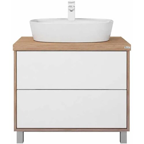Lux Ceramica Tara hrast ormarić za lavabo 65cm Slike
