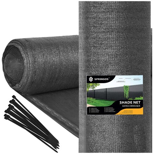 Mreža za sjenjenje, svijetli antracit, 185 g/m&amp;sup2;, 1,5 &amp;times; 25 m + 100 vezica Slike