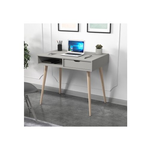 Hanah home radni sto offer - grey, wooden greywooden study desk Slike