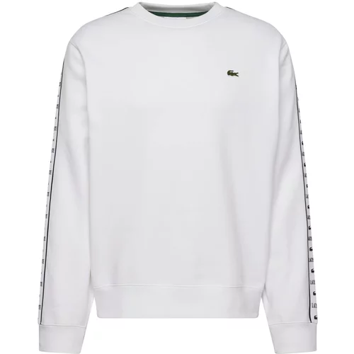 Lacoste Sweater majica zelena / crvena / crna / bijela