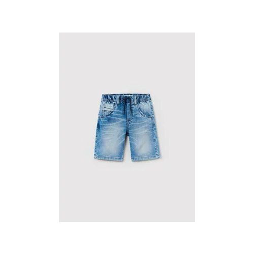 OVS Jeans kratke hlače 1442679 Modra Regular Fit