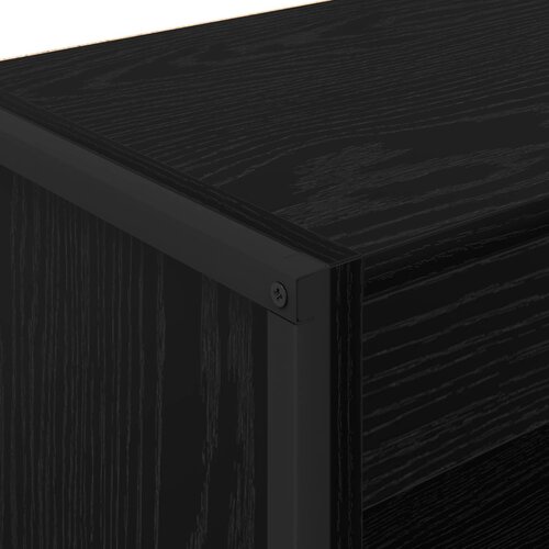  za knjige Crni hrast 80 x 30 x 121 cm Konstruirano drvo Slike