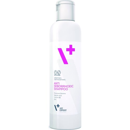 VetExpert &amp;Scaron;ampon za pse protiv seboreje i peruti za regulaciju sebuma i obnovu kože, Antiseborrhoeic Shampoo, 250ml Slike