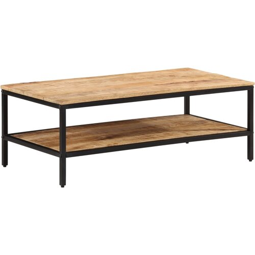 VidaXL Stolić za kavu 100 x 50 x 35 cm od masivnog grubog drva manga Slike