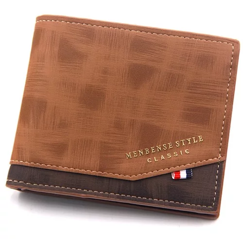  moška denarnica MenBense Classic Rjava