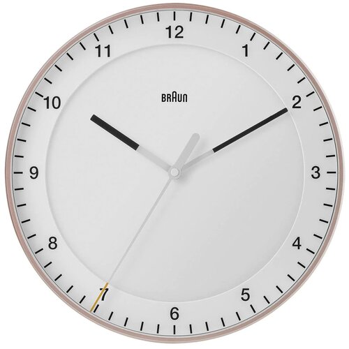 Braun BC 17 PW DCF Radio wall clock pink/white Slike