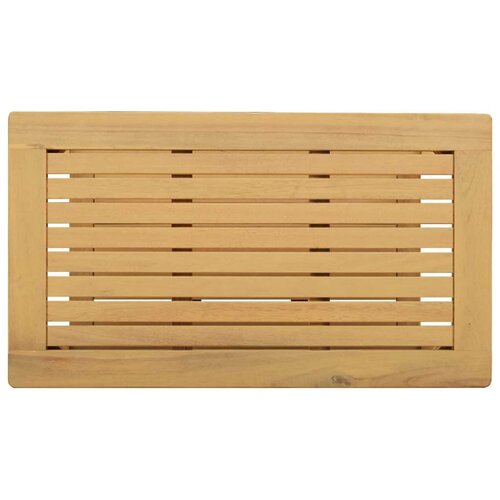  Bocni stol Prirodna nafta 70 x 40 x 45 cm Čvrsto drvo akacije - 70 x 40 x 45 cm Svijetli bagrem Slike
